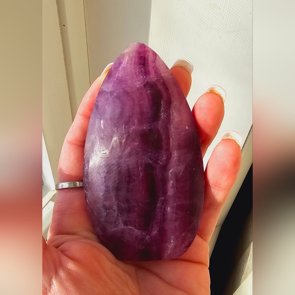 Purple flourite large palmy - Picture 2 of 2